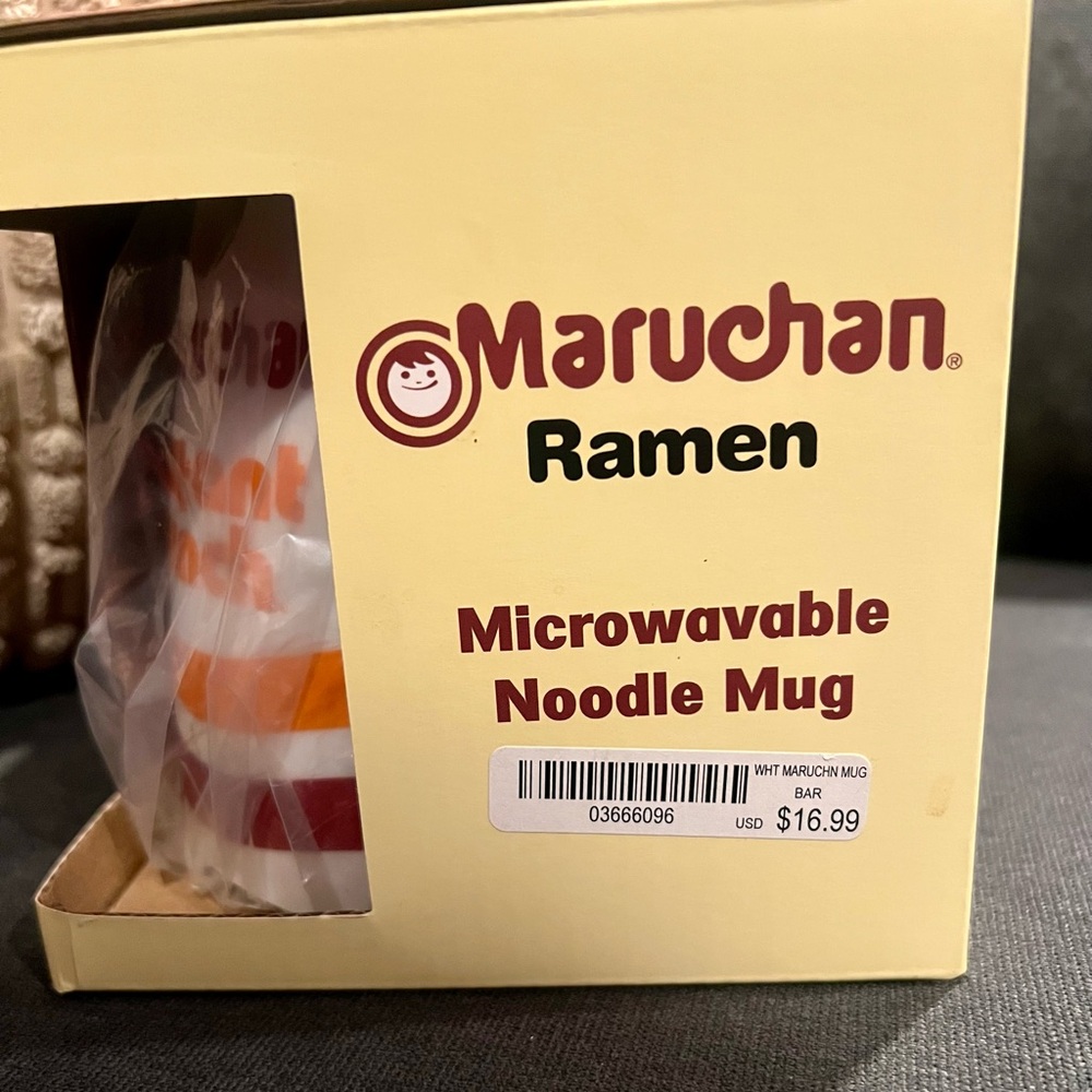Maruchan Ramen Microwavable Noodle Mug - Cream & Orange - Picture 2 of 6